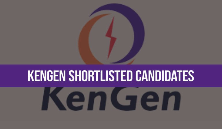 How to Check/Download KenGen Shortlisted Candidates 2023/2024